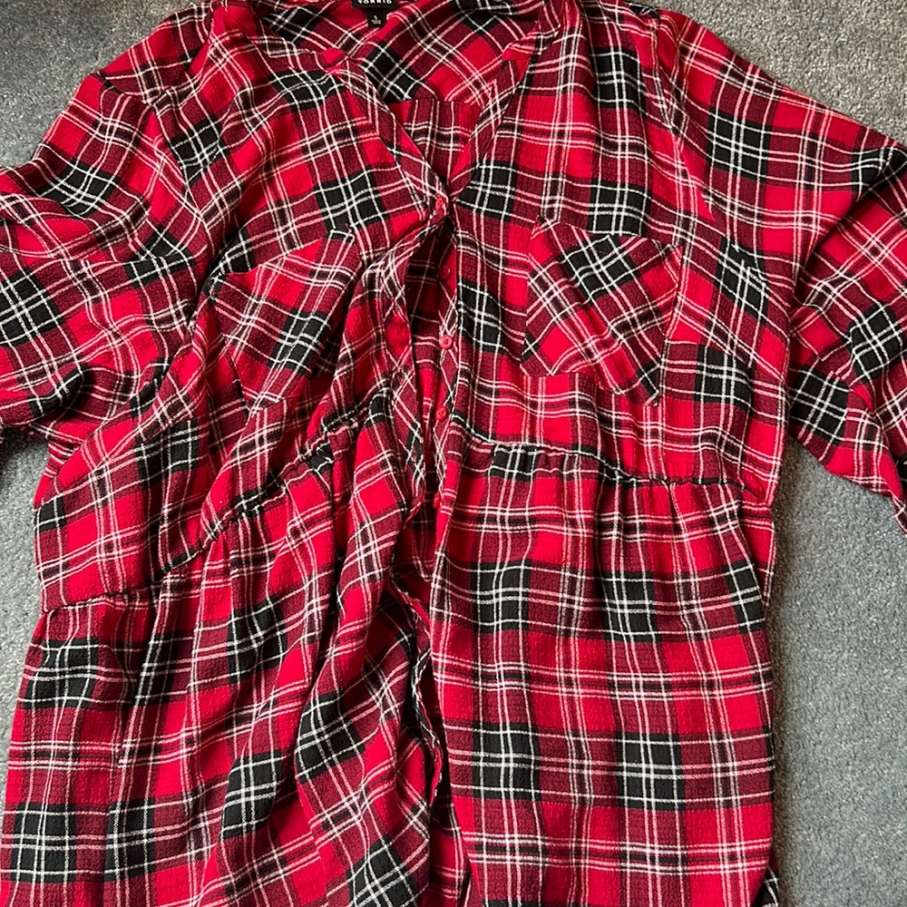 Size 5 Torrid Flannel Dress